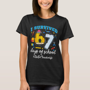 Sped Leraarleven Ik heb 67 dagen school overleefd  T-shirt