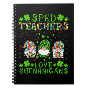 SPED-leraren houden van shenanigans Autisme Notitieboek