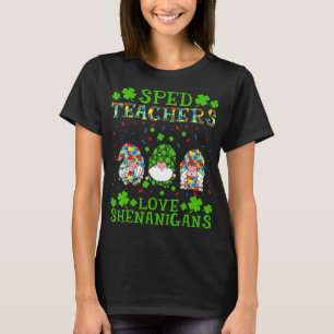 SPED-leraren houden van shenanigans Autisme T-shirt