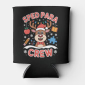 SPED Para-team Kerst Rendier Leraar School Blikjeskoeler (Voorkant)
