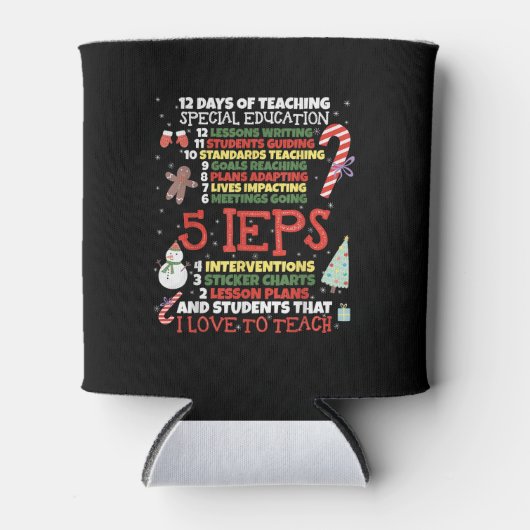 SPED School T-shirt Funny Special Education Teache Blikjeskoeler (Voorkant)