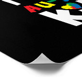 Sped Special Education I Teach Au-some Kids Poster (Hoek)