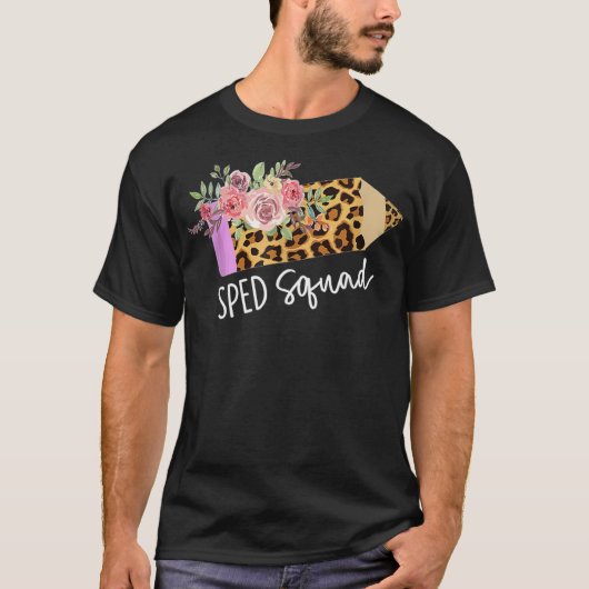 Sped Squad Back to School Leopard T-shirt (Voorkant)