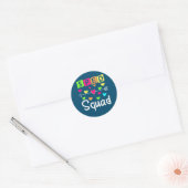 SPED Squad Special Education Teacher Cadeat SPED Ronde Sticker (Envelop)