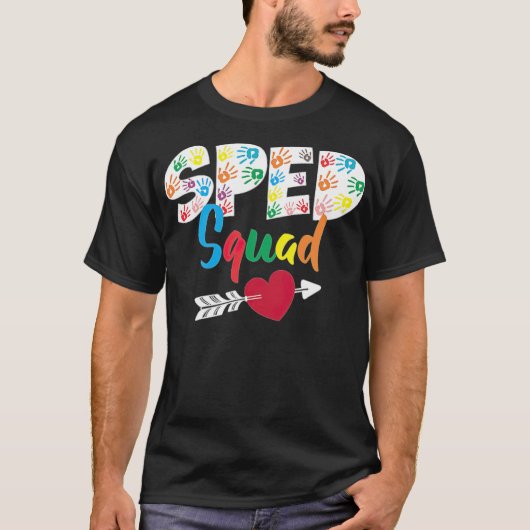 SPED Squad Special Education Teacher Educator alpa T-shirt (Voorkant)