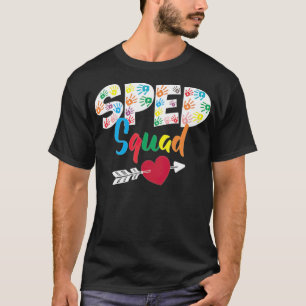 SPED Squad Special Education Teacher grapje best f T-shirt