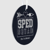 SPED Squad Special Education Teacher Personeelslid Ornament (voorkant)
