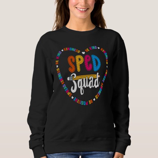 Sped Squad Team be Sind School Sped Teacher Matchi Trui (Voorkant)