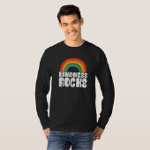 Sped Teacher Anti Bullying Hippie Rainbow Kindness T-shirt (Voorkant volledig)