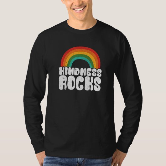 Sped Teacher Anti Bullying Hippie Rainbow Kindness T-shirt (Voorkant)