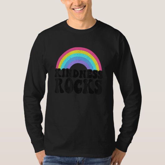 Sped Teacher Anti Bullying Hippie Rainbow Kindness T-shirt (Voorkant)