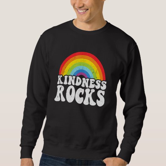Sped Teacher Anti Bullying Hippie Rainbow Kindness Trui (Voorkant)
