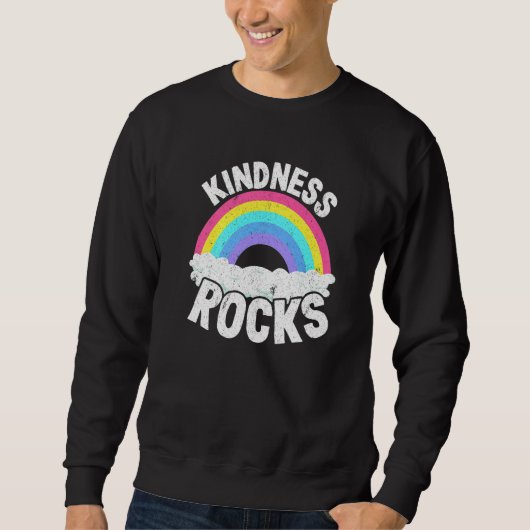 Sped Teacher Anti Bullying Hippie Rainbow Kindness Trui (Voorkant)