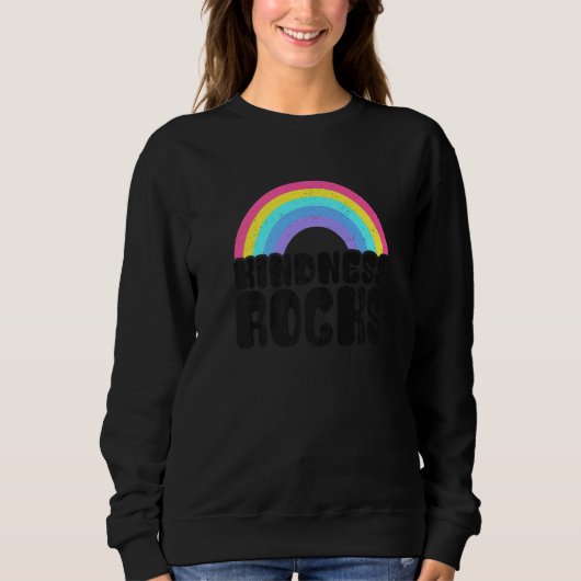 Sped Teacher Anti Bullying Hippie Rainbow Kindness Trui (Voorkant)