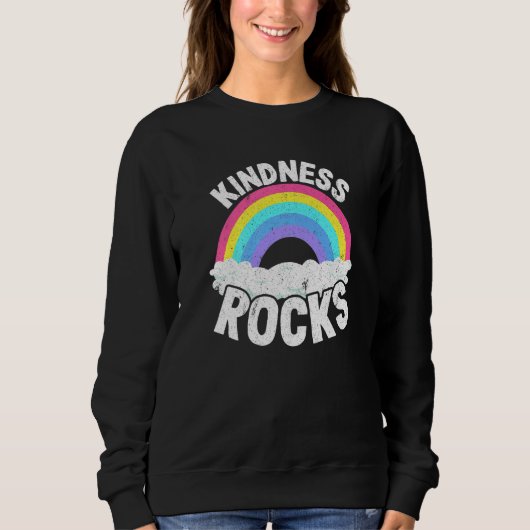 Sped Teacher Anti Bullying Hippie Rainbow Kindness Trui (Voorkant)