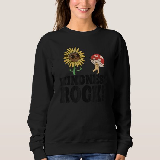 Sped Teacher Anti Bullying Hippie Sunflower Kindne Trui (Voorkant)