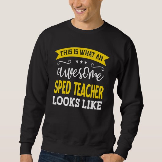 SPED Teacher Job Title Employee Trui (Voorkant)
