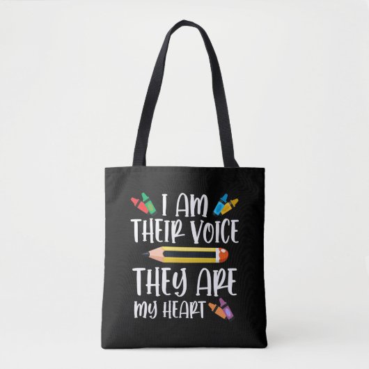 Sped Teacher Special Education Kinderen Terug naar Tote Bag (Voorkant)