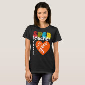 SPED teacher working with you special education T-shirt (Voorkant volledig)