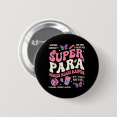 SPED-team Paraprofessional Paraeducator Terug naar Ronde Button 5,7 Cm (Voorkant /achterkant)