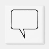 Speech-ballon Magneet (Voorkant)