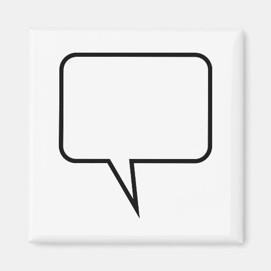 Speech-ballon Magneet (Voorkant)