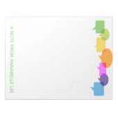 Speech Balloons Notitieblok (Voorkant)