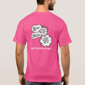Speech Bubble | Bericht van Moederdag T-shirt (Achterkant)