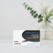 Speech Bubble Card II Visitekaartje (Staand voorkant)