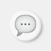 Speech Bubble - Emoji Magneet (Voorkant)