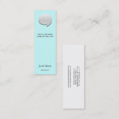 Speech Bubble-kaart [3 quinquies] Mini Visitekaartje (Voorkant / Achterkant)