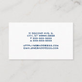 Speech Bubble-kaart [3 quinquies] Visitekaartje (Achterkant)