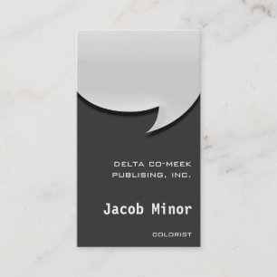 Speech Bubble-kaart [3 quinquies] Visitekaartje