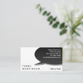 Speech Bubble-kaart Visitekaartje (Staand voorkant)