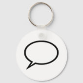 Speech Bubble Sleutelhanger (Voorkant)