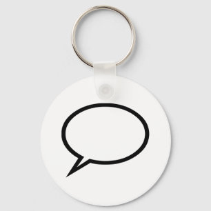 Speech Bubble Sleutelhanger