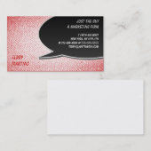 Speech Bubble-textuurstijl Visitekaartje (Voorkant / Achterkant)