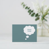 Speech Bubble-Visitekaartjes Visitekaartje (Staand voorkant)