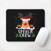 Speech Crew Rendier Santa Hat Buffalo Red Plaid C Muismat (Met muis)