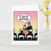 Speech Funny College High School Afstuderen Kaart (Gele Bloem)