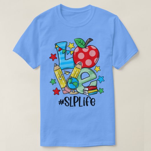 Speech Language Pathologist SLP eerste laatste 100 T-shirt (Design voorkant)