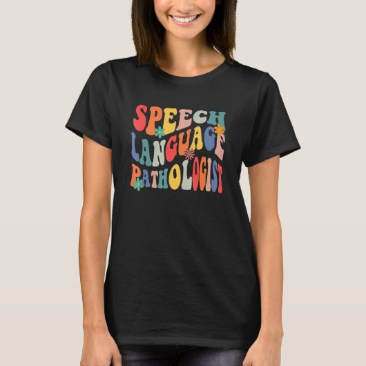 Speech Language Pathologist SLP Speech Therapy Pat T-shirt (Voorkant)