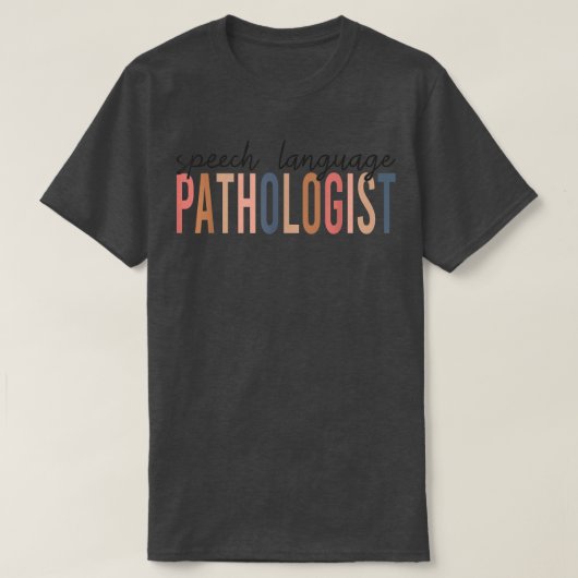 Speech Language Pathologist SLP Speech Therapy Pat T-shirt (Design voorkant)