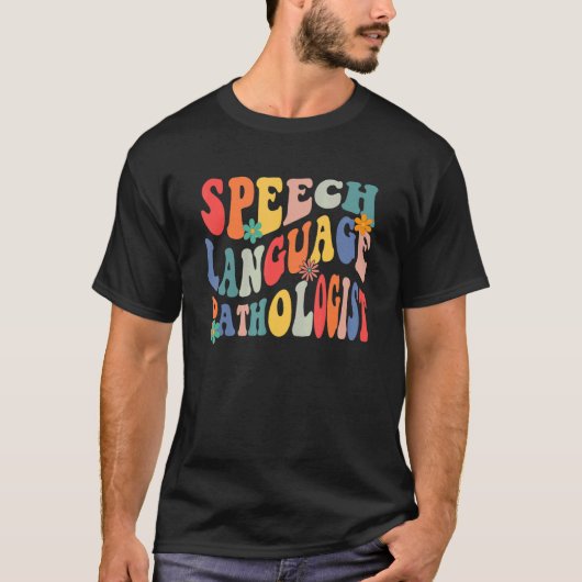 Speech Language Pathologist SLP Speech Therapy Pat T-shirt (Voorkant)