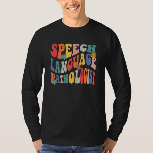 Speech Language Pathologist SLP Speech Therapy Pat T-shirt (Voorkant)