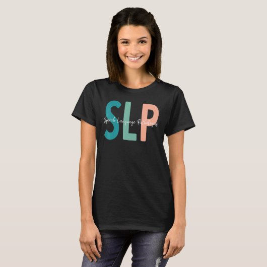 Speech Language Pathologist Speech Therapy Slp T-shirt (Voorkant volledig)