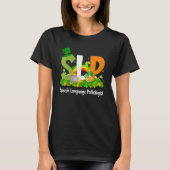 Speech Language Pathologist St Patrick's Day SLP T T-shirt (Voorkant)