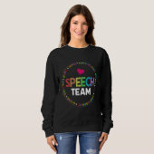 Speech Language Pathologist Therapy SLP Squad Spee Trui (Voorkant volledig)