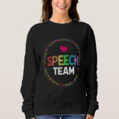 Speech Language Pathologist Therapy SLP Squad Spee Trui (Voorkant)