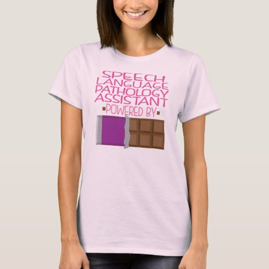 Speech Language Pathology Assistant Chocolate Gift T-shirt (Voorkant)